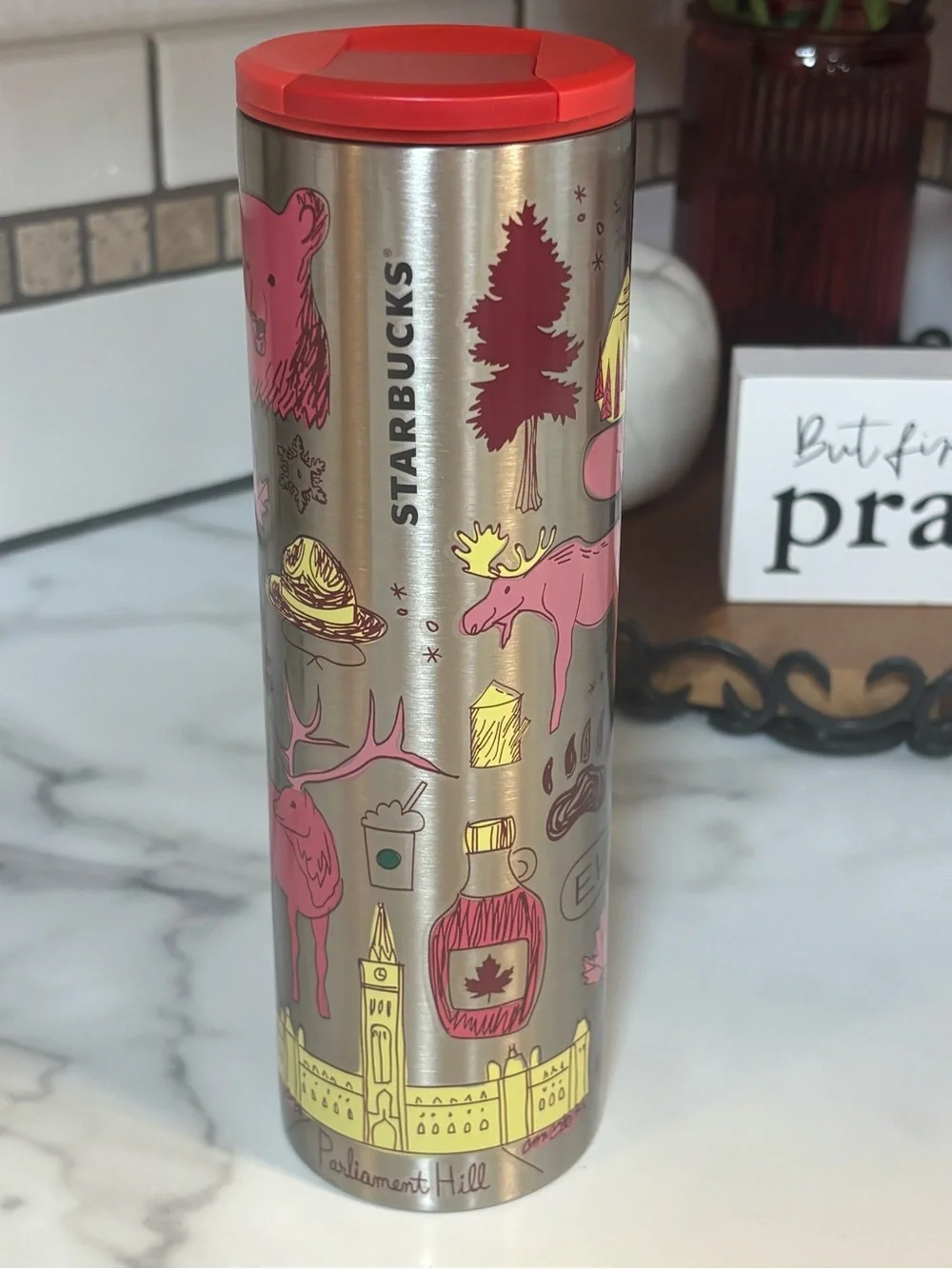 Starbucks Been There Series Collection Canada Stainless Steel Tumbler (NWOT)
